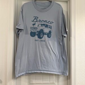 Bronco Graphic T-Shirt in Light Blue